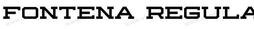 Fontena Regular字体转换 Fontena Regular字体转换